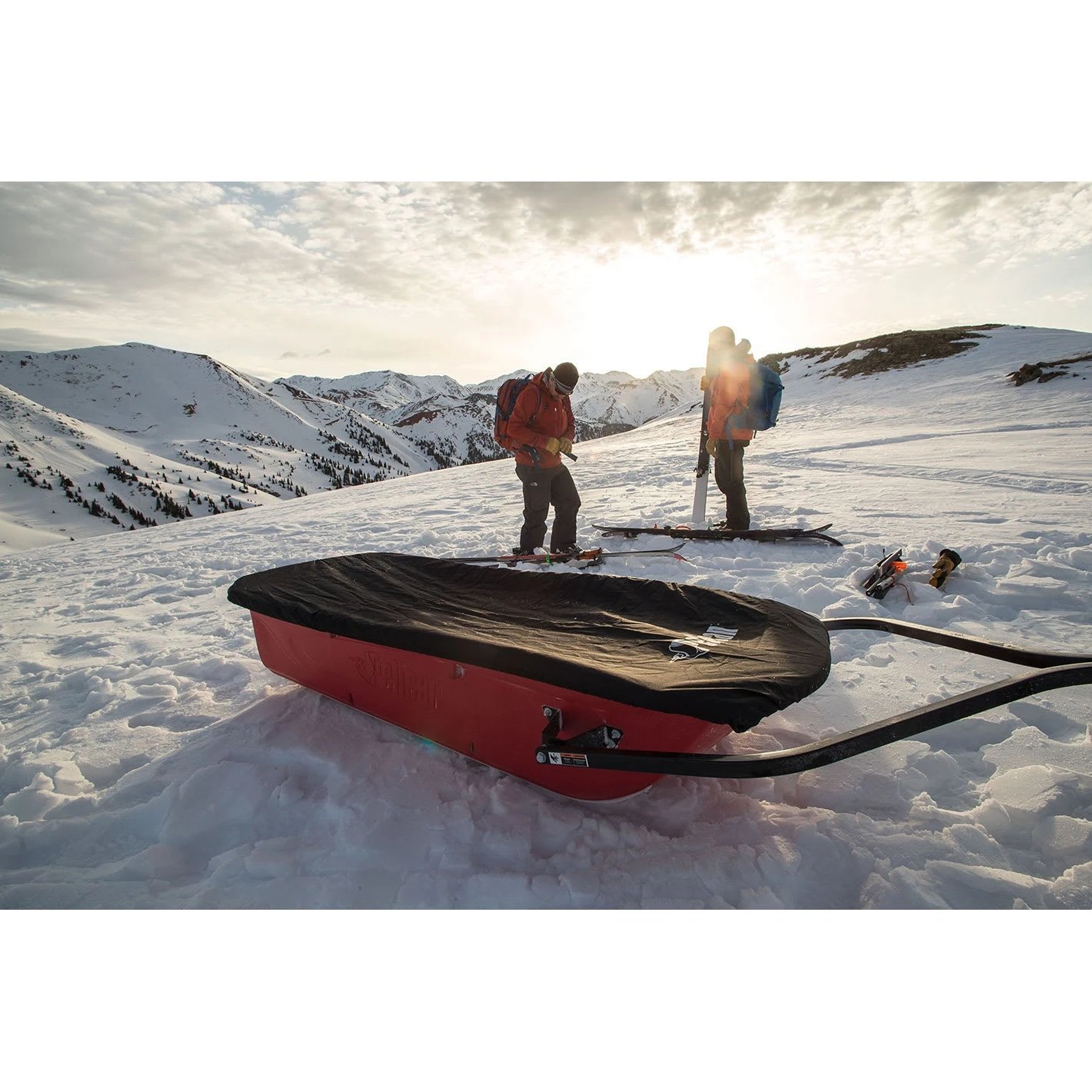 Trek Sport 68 Utility Sled With Runners. Tow Hitch & Travel Cover 6 Trek Sport 68 Utility Sled With Runners. Tow Hitch & Travel Cover - Image 4