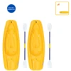 Pelican Sport Combo - 2 Solo Kids Kayaks With Paddles - Yellow -Pelican Sport KAYAK SOLO YELLOW KOS06P102 COMBO