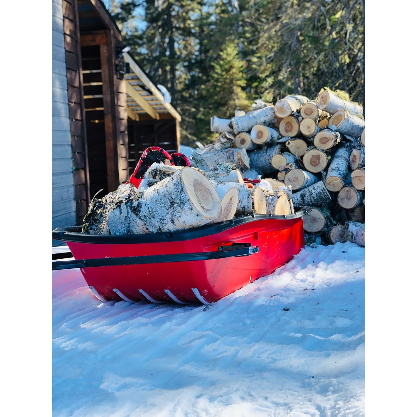 Trek Sport 75 Utility Sled With Runners. Tow Hitch & Travel Cover 4 Trek Sport 75 Utility Sled With Runners. Tow Hitch & Travel Cover - Image 2